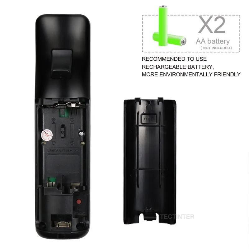 New 2 in 1 Wireless Controle Remote Controller  For Nintendo Wii With Motion Plus Bluetooth Remote For Nintend Wii Gamepad