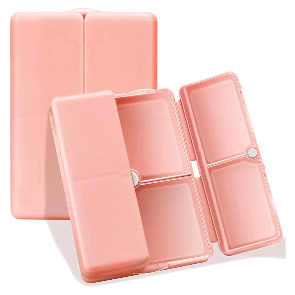Compact Travel Pill Organizer with 7 Versatile Compartments