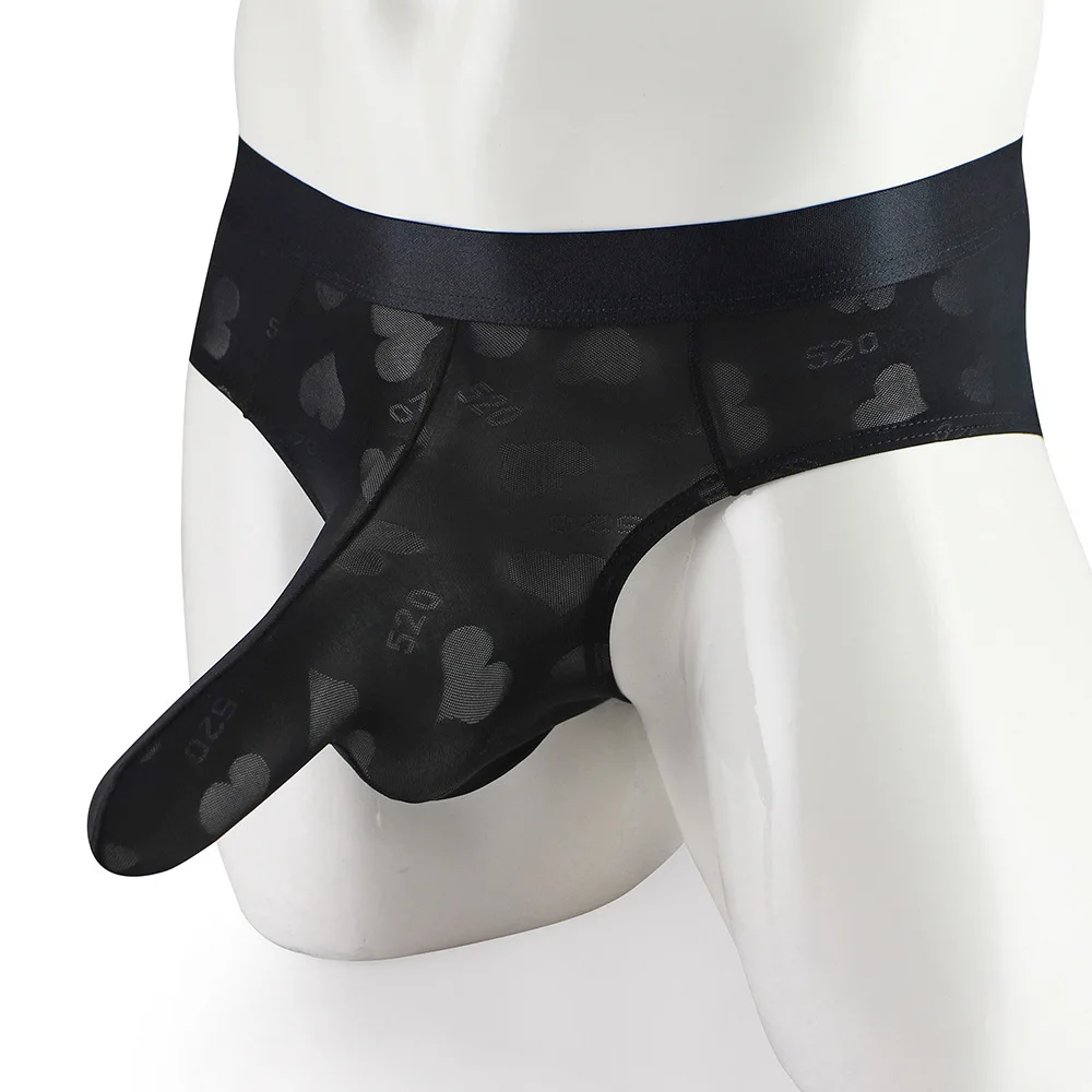 

Mens Brand New Thin Socks Sexy Sissy Breathable Briefs Underwear