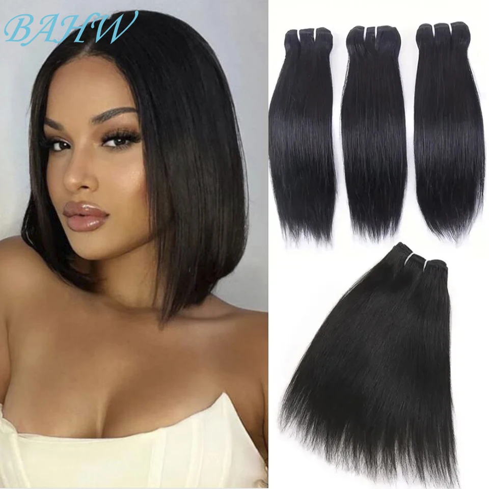 12A Peruvian Hair 100% Human Hair Bundles 8-16 Short Inch Bone Straight Virgin Human Hair Extension 1/3/5 Pcs Bundle Wholesale