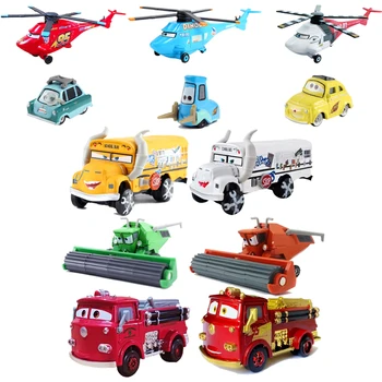 Mini Cars Toy Lightning Mcqueen Plastic Hudson Lizzie Model Car 2 3 Chick Hicks Pixar Sheriff Ramone Guido Luigi birthday gifts