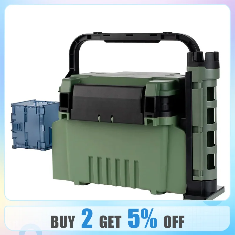 낚시용품 다기능 낚시 클립 핸드 컨트롤러 태클 도구, 낚시 바디 그립 클램프, 그리퍼 그래버, 잠금 스위치를 포함하는 Bassdash 낚시 도구. 11 대형 낚시 도구 상자, 다기능 ABS 두꺼운 낚싯대, 루어 보관, 낚시용 바다 용품