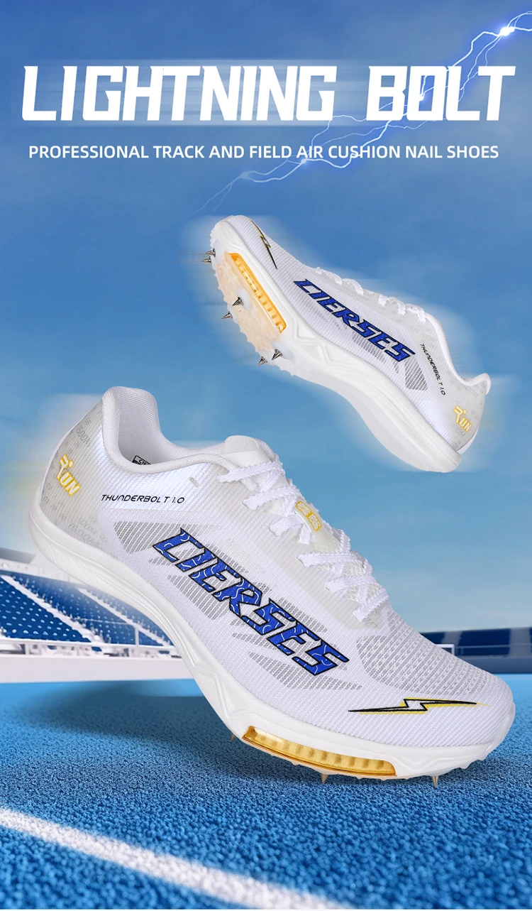 Unisex Marathon Professional Training Spikes With Full-Length Carbon Plate And Air Cushion Sports Shoes Featuring SuperbTraction