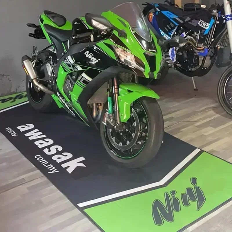 Description Picture 6 of itemMotorcycle Display Carpet Work Floor Mat Garage Racing Moto Electric Vehicle Mat Entrance Anti Slip Doormat Bedroom Rug
