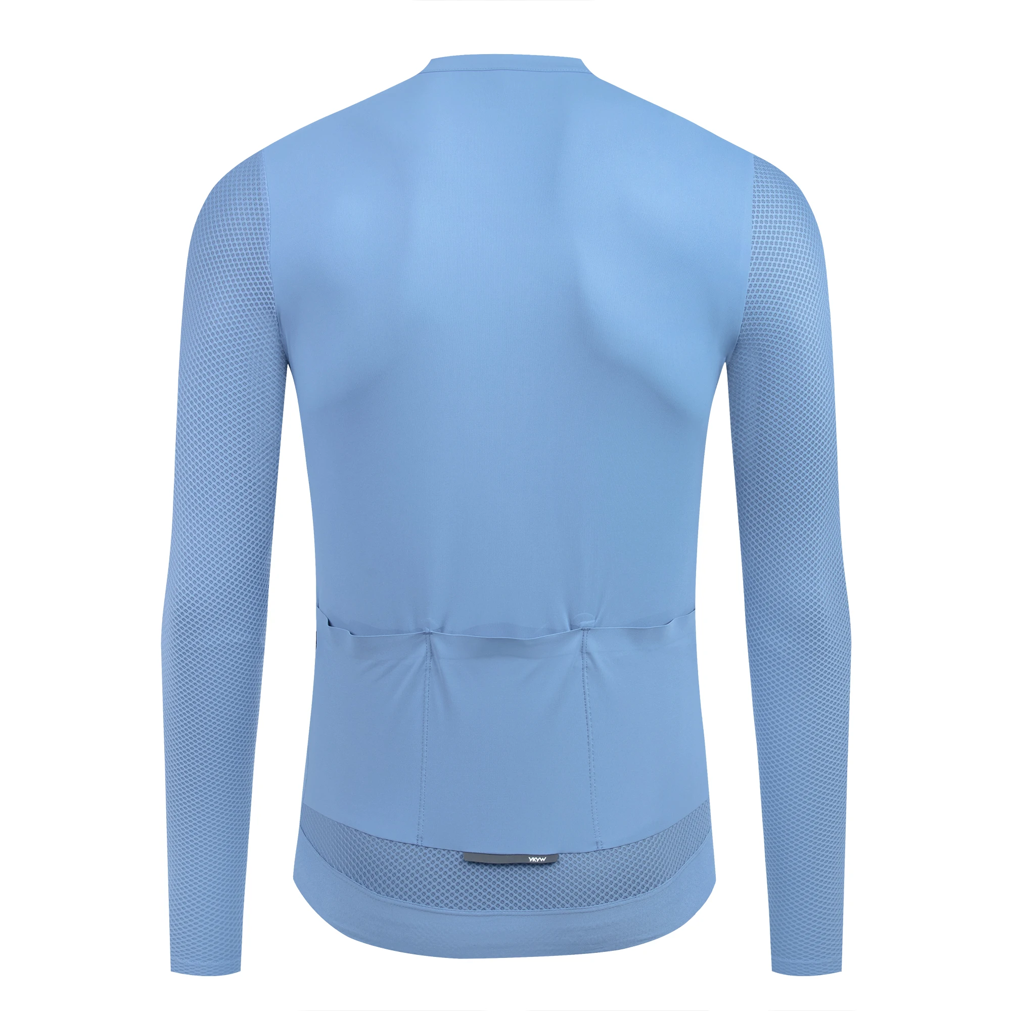 YKYWBIKE Radtrikot Langarm Atmungsaktiv Anti-Schweiß Herren Fahrradtrikot Rennrad Shirts Sommer Fahrradbekleidung – Detail 4
