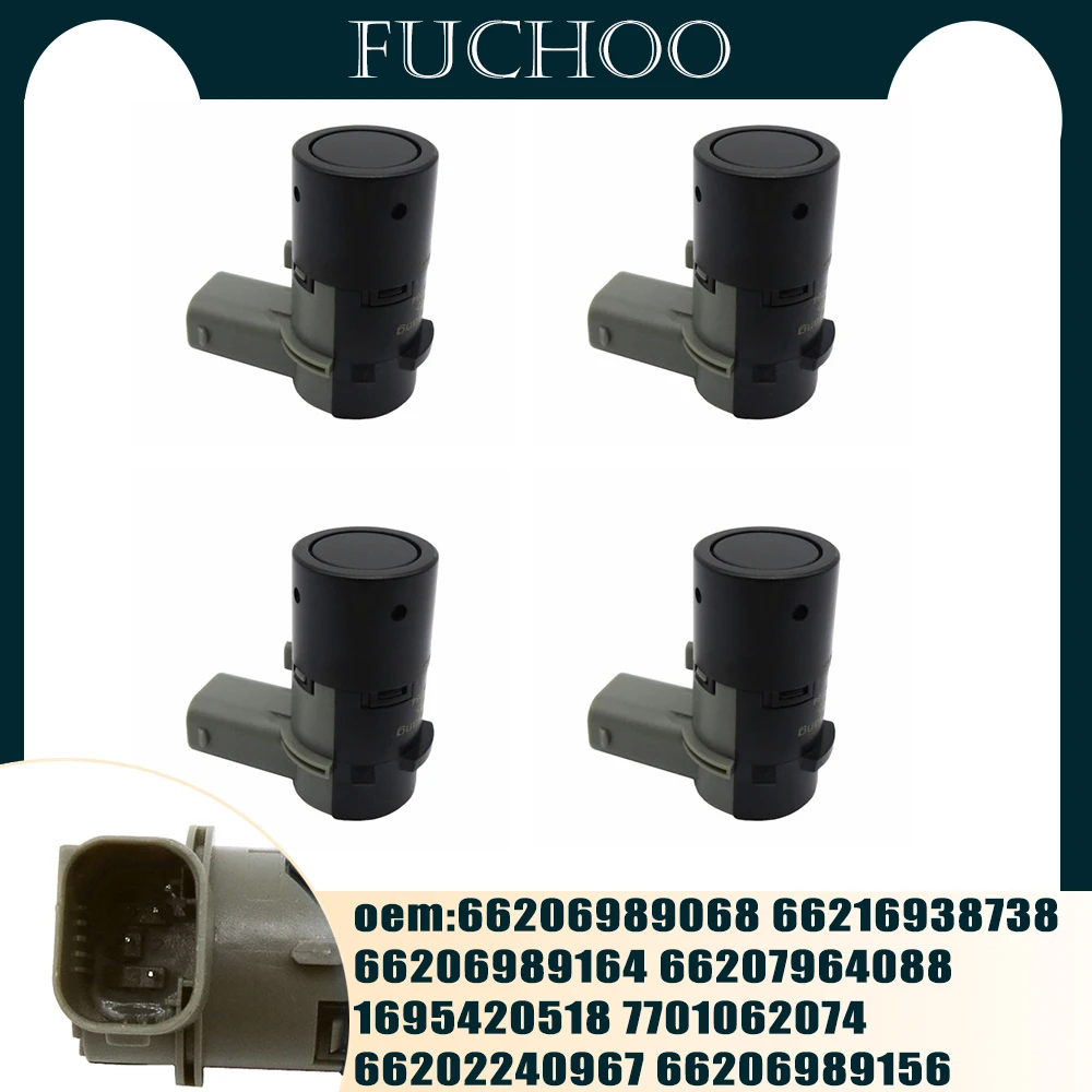 

4PCS For BMW 3 5 6 7 Series X3 X5 Z4 E46 E39 E60/E61 E63/E64 E38 E65/E66/E67 Parktronic PDC Front Rear Parking Sensor