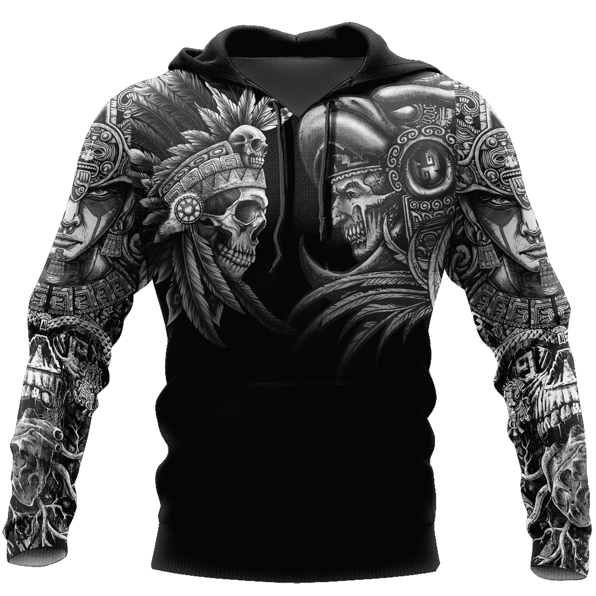 

Aztec Warrior Mexican 3D Full Printed Unisex Deluxe Hoodie Men Sweatshirt Streetwear Zip Pullover Casual Jacket Tracksuit DA-66