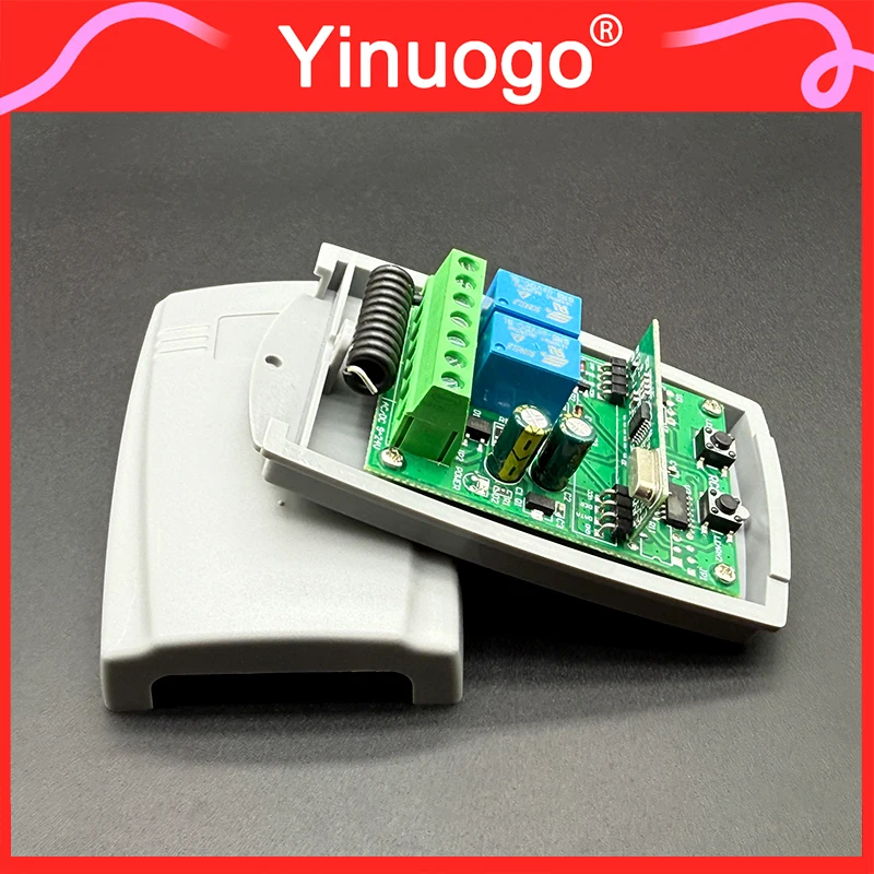 433.92MHz Garage Door Reciever Controller 9V-24V AC/DC For MOTORLINE FALK RCM MX4SP MXS4SP MX5SP Electric Gate Remote Control