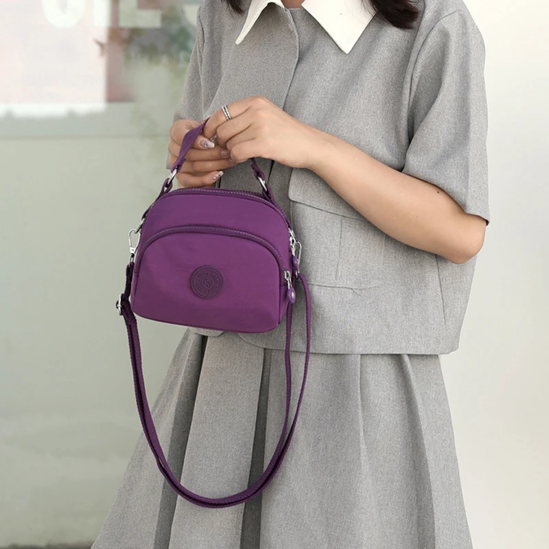 Small Shoulder Bag Korean Style Nylon Mobile Phone Bag Female Messenger Purse Crossbody Wallet Women Mini Handbag сумка женска