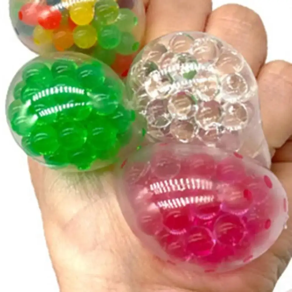 Ball Vent Water Bead Ball Squeezing Toy Squeezing Toy 3.5Cmtpr Children Adult Squeeze Ball Grape Ball Play Stress Reliever Toys 4