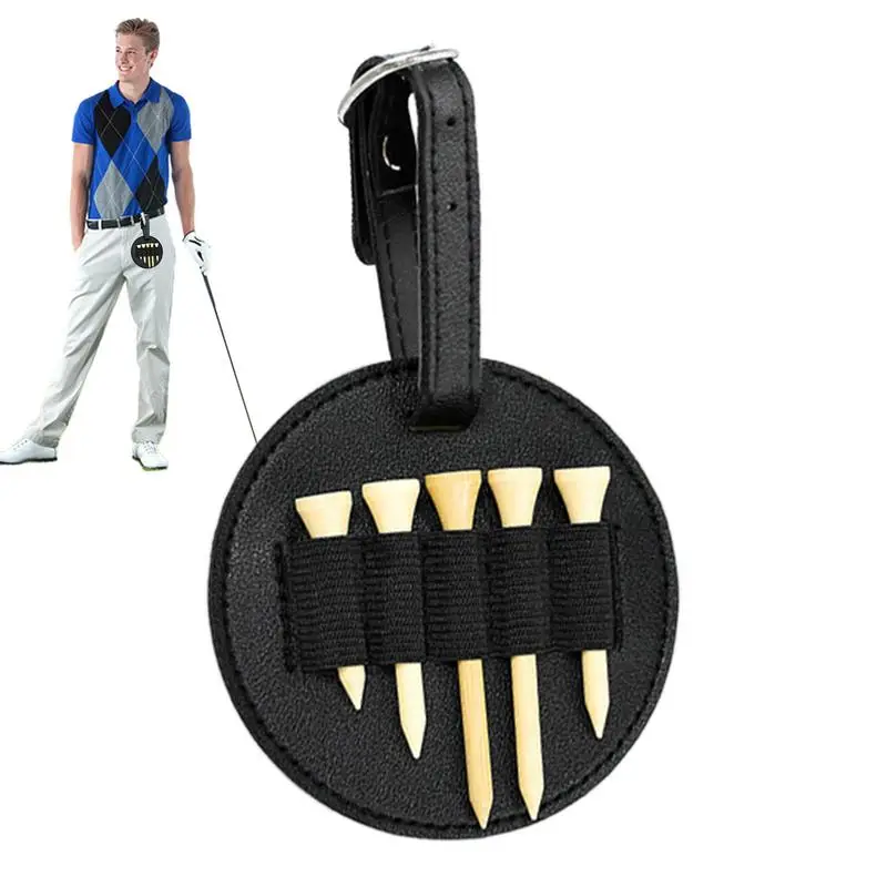 

Сумка-держатель для тройника для гольфа, сумка-держатель для переноски, поясная сумка, черный органайзер для тройника для гольфа, для любителей гольф, для мужчин и женщин