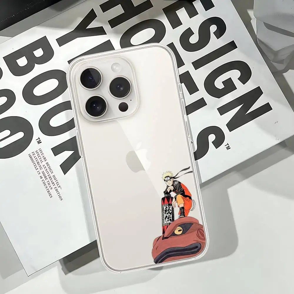 Akatsuki Logo Naruto Transparent Shockproof Phone Case