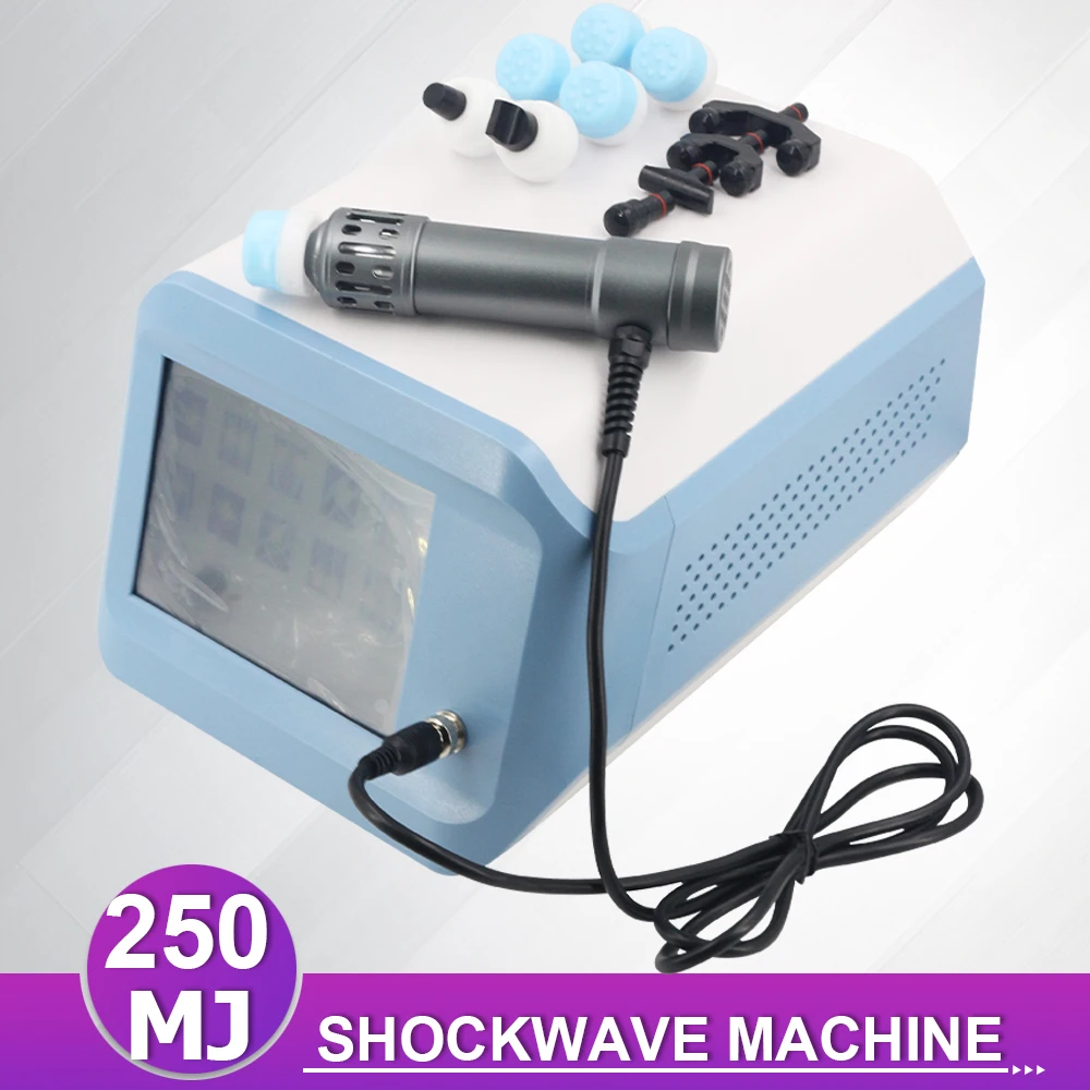 

250MJ Shockwave Therapy Machine Pain Relief Relax Body Professional Shock Wave Massager Erectile Dysfunction For ED Treatment