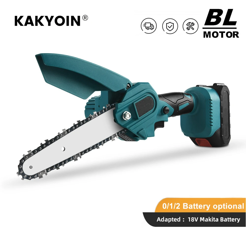 

Brushless Cordless Electric Saw 6 Inch Mini Electric Pruning Saw Handheld ChainSaw Woodworking Cutting Tool Garden Tool