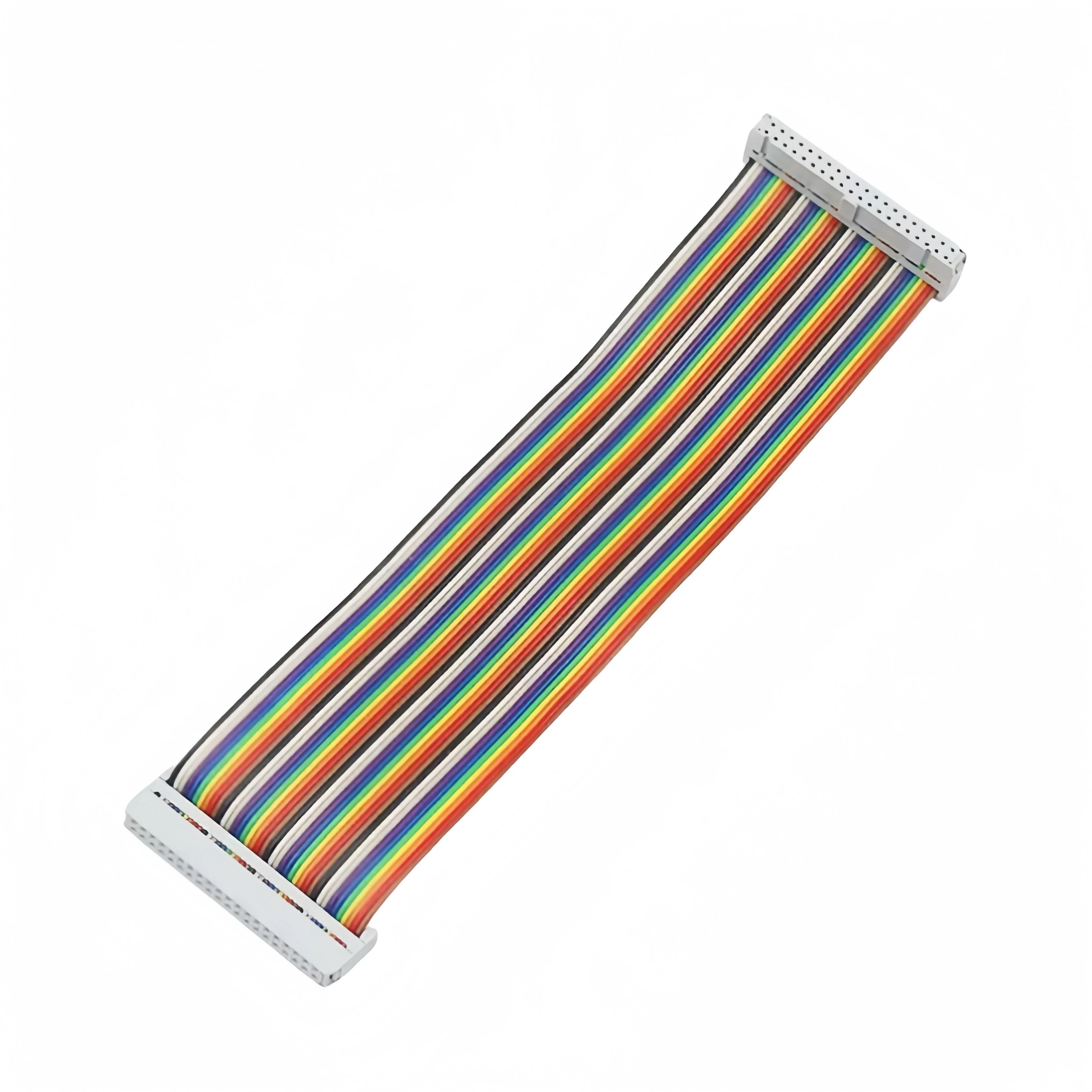 40pin GPIO Adapter Cable 20/30/40CM Male to Female GPIO Cable 2x20 pin Female to Rainbow dip adapter converter cable connector assembly dupont wire jumper cable kit For Raspberry Pi 4 3B 3B+