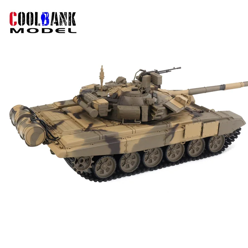 COOLBANK 2.4Ghz Heng Long 1/16 RC Tank 7.0 Ver. Russia T90 3938-1 tanque de guerra Tank Model BB Gun IR Battle RC tank toys Boys 5