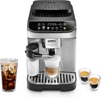 Coffee Machine with Automatic Milk Frother for Latte, Cappuccino, Iced Coffee, Built-in Grinder, ECAM29084SB 1