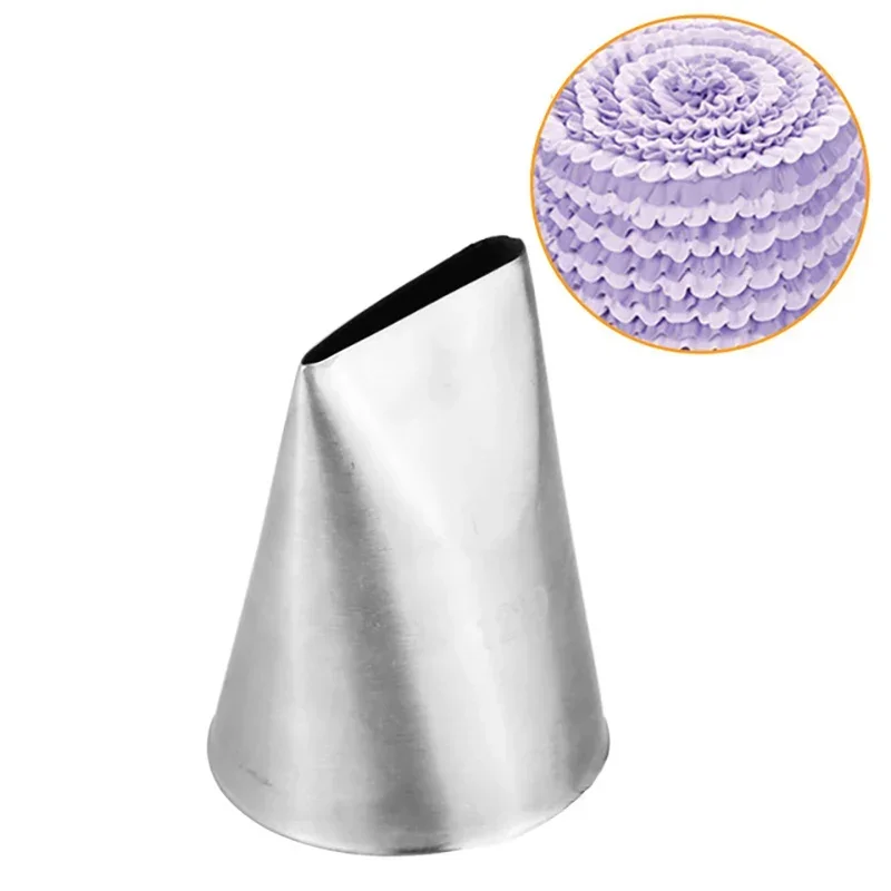 127D Russian Large Rose Petal Pastry Nozzles For Cake Decorating Tools Flower Icing Piping Tips Pastry And Bakery Accessories 2