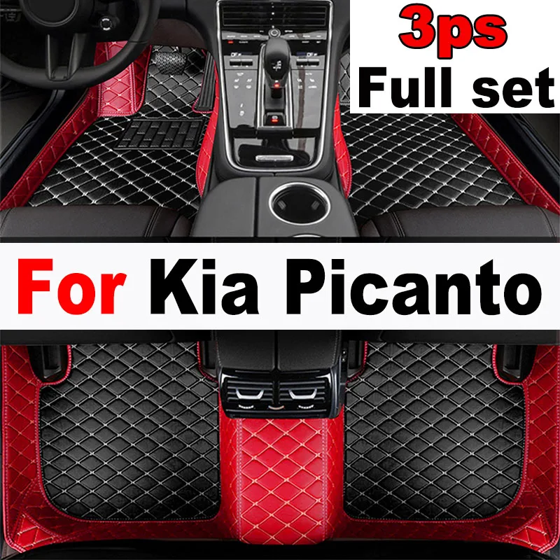 

Автомобильные Коврики Для Kia Picanto Morning Grand Eko Taxi JA 2017 ~ 2022, водонепроницаемые кожаные коврики, коврики для автомобиля, автомобильные аксессуары