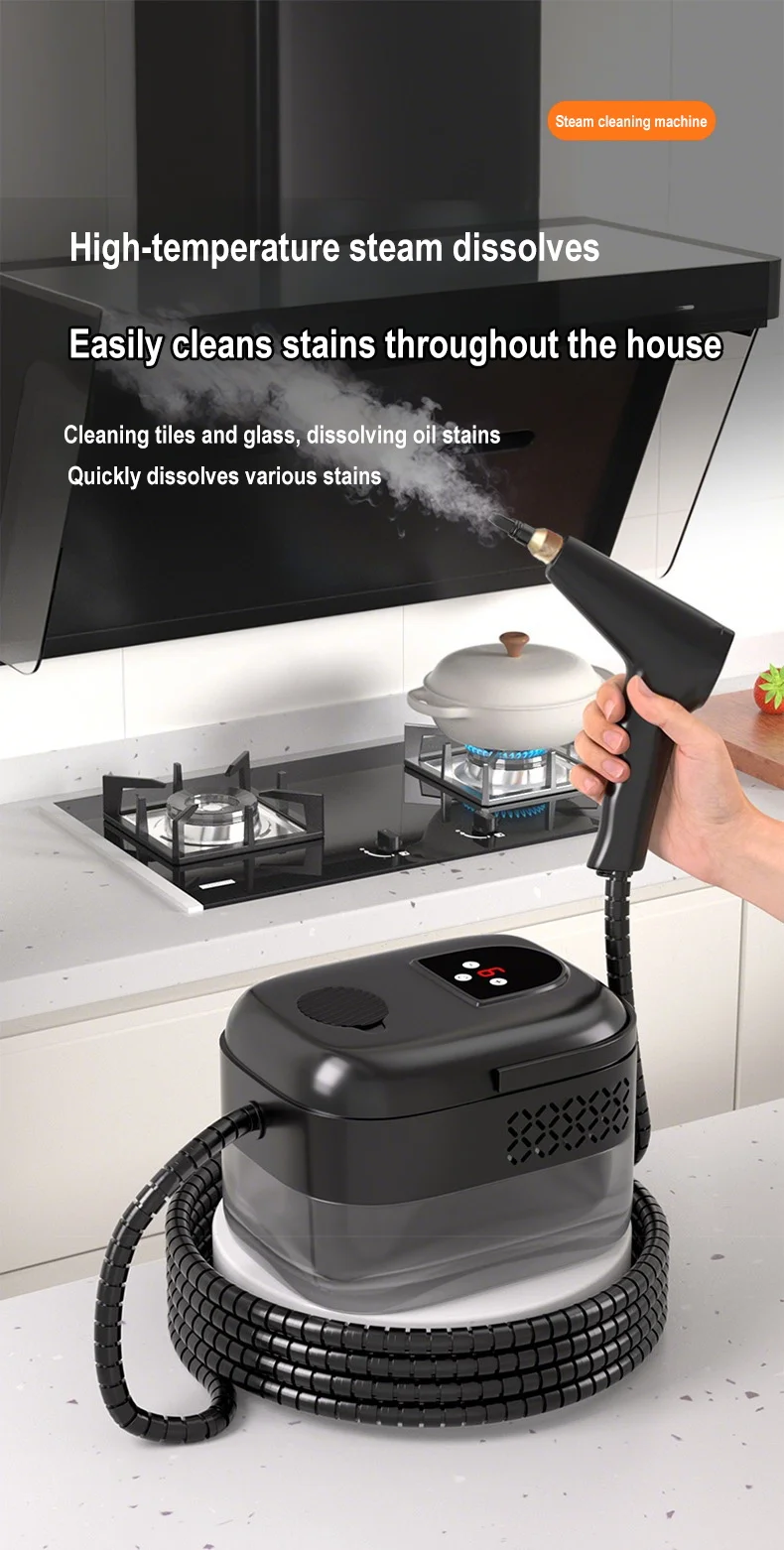 Steam Cleaner High Temperature Sterilization Air Conditioning Kitchen Hood Car Steam Cleaners1400MLHome Appliances Steam Cleaner