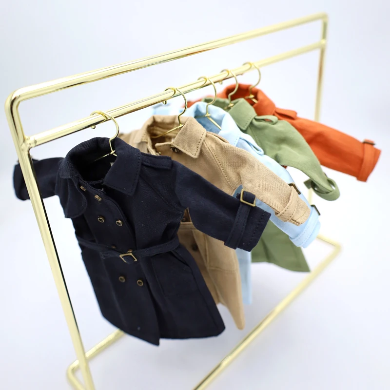 Blythe Doll Clothes Trench Coat For Blyth Azone Shoes OB23 OB24 Dolls Windbreaker