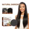 1/3/5/10Pcs Hair Darkening Shampoo Bar Natural Organic Polygonum Essence Hair Darkening Shampoo Bar Soap Mild Formula Hair Care 3