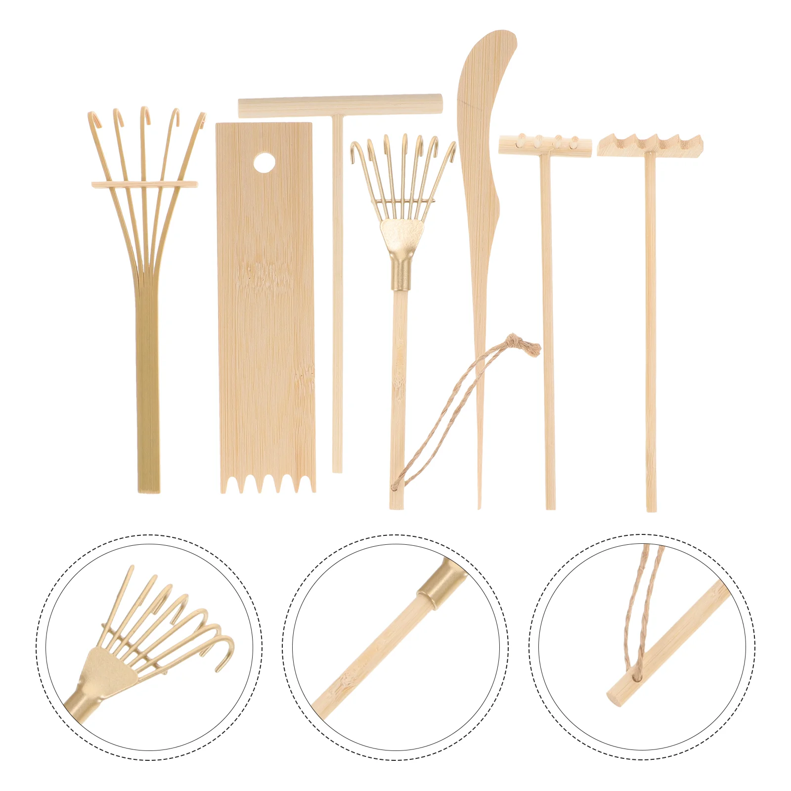 

Sand Painting Set Zen Garden Rake Crafts Adornments Small Rakes Tool Tools Mini Toys Sandbox