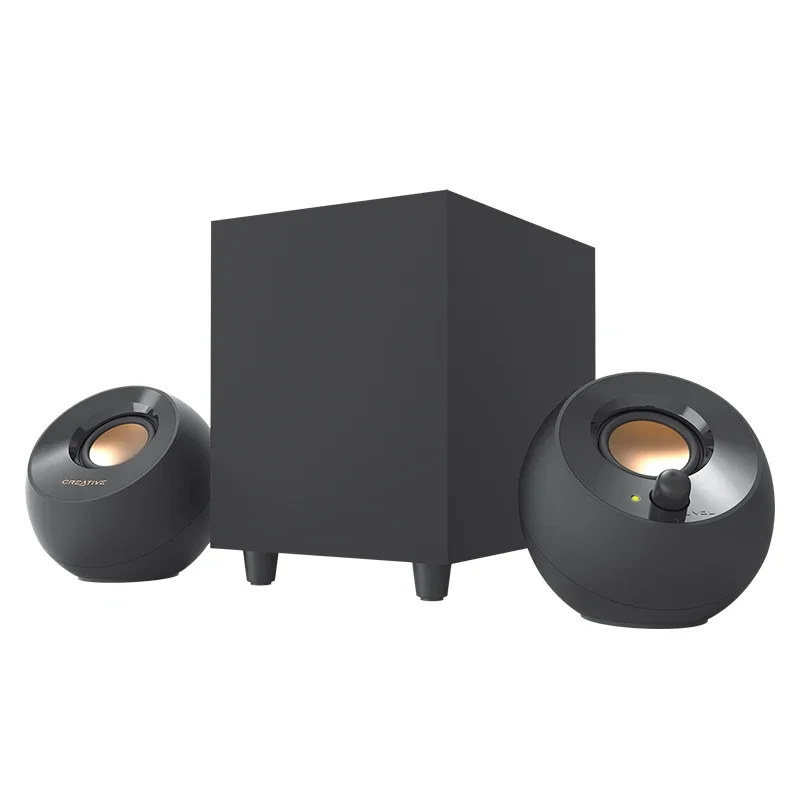 Creative Pebble Plus 2.0 2.1 V3 Speaker Wired Notebook Pc Gamer Accessorise Game Desktop 3d Surround Subwoofer Usb Mini Speaker 3