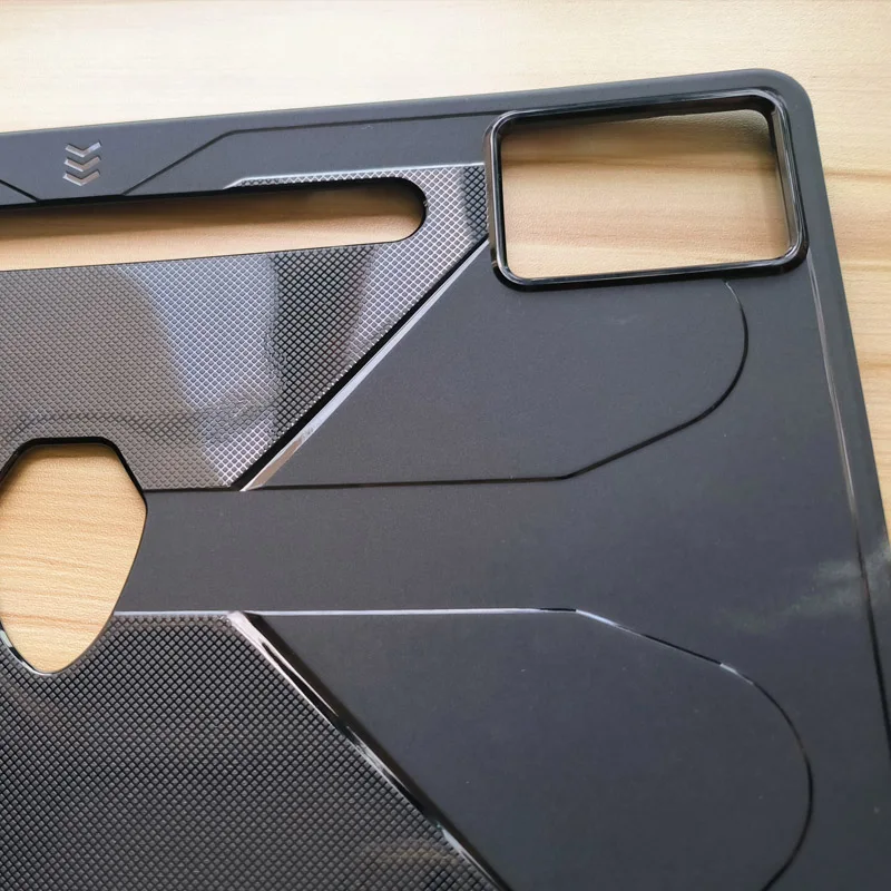 GIOPUEY Coque Pour Red Magic Tablet, Coque Arrière En TPU Souple, Ultra- Mince, Anti-Vibration Et Anti-Glissement - Noir