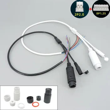 DC 오디오 IP 카메라, 9 핀 코어, 48V ~ 12V PoE 네트워크 전원 케이블, RJ45 분할 와이어, 방수 커버 PoE 모듈, CCTV IP 카메라용