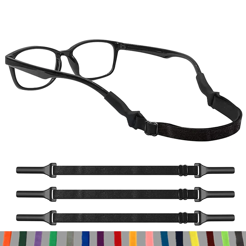 2 Stücke Verstellbare Brillenkette Elastisches Sport-Brillenband Rutschfester Anti-Verlust-Fixer Brillenkordel für den täglichen Sport und die Arbeit – Detail 1