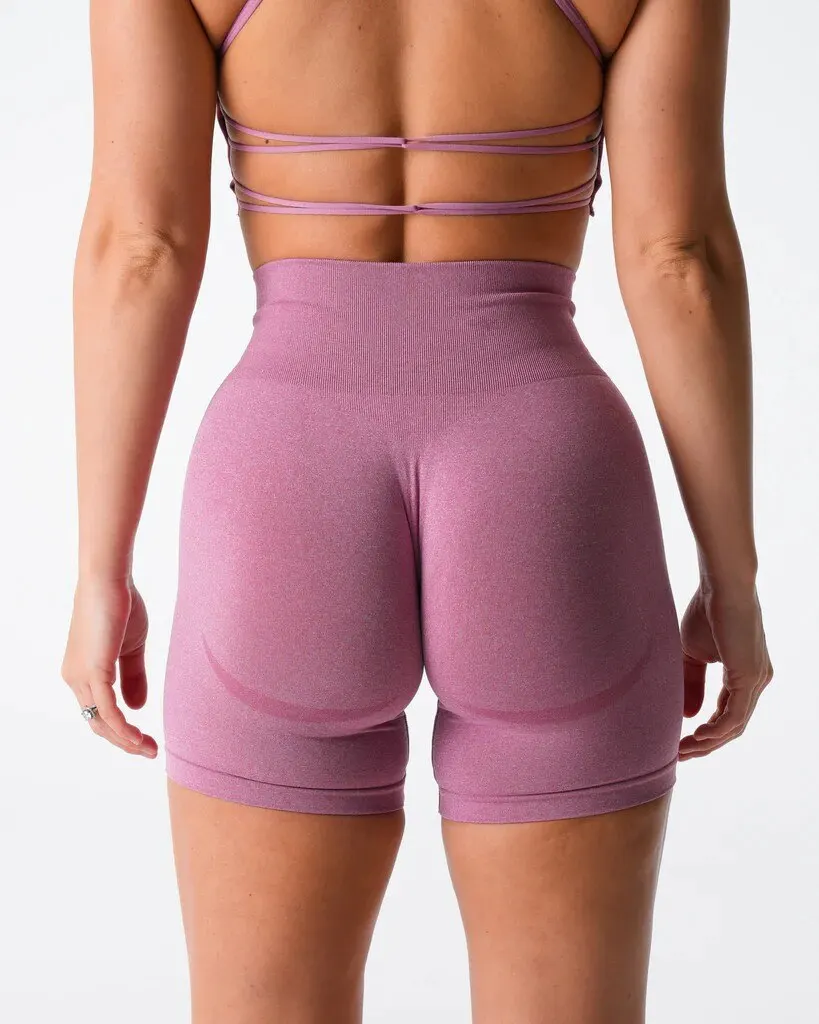 Sports Shorts Running Shorts Yoga Shorts Workout Shorts Seamless Shorts Contour Seamless Shorts for Women Push Up Booty Workout Shorts Fitness Sports Short Gym Clothing Yoga