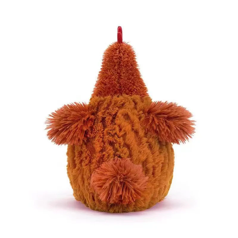 23cm Simulation Chicken Stuffed Animals Plush Toy Fluffy Chicken Doll Soft Toy Kid Birthday Christmas Gift Home Room Decor