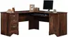 Home Office L Shaped Desk with Computer Tower Storage in Curado Cherry 1