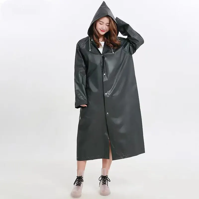 1PCS EVA Unisex Raincoat Thickened Waterproof Camping Rainwear Suit