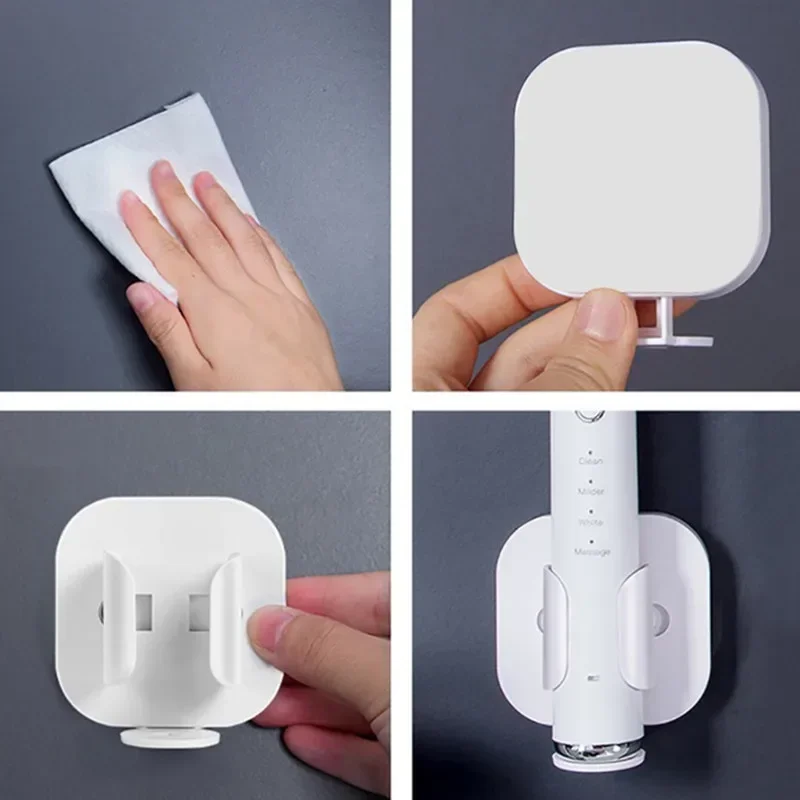 Telescopic Gravity-Sensing Electric Toothbrush Holder Wall Hanging Couple Toothbrush Drain Storage Box 1 Pc