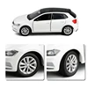 1/32 Volkswagen Polo Plus Sedan Toy Car Model Diecast Alloy Metal Miniature Sound & Light Collection Gift For Children Boys Kid 5