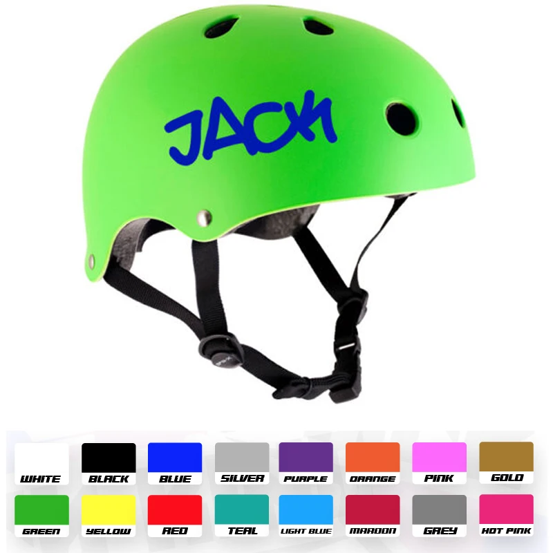 Kit De 6 Pegatinas Personalizadas Para Casco - Nombre Y Apellido - Para Moto, Bici, Scooter, Quad