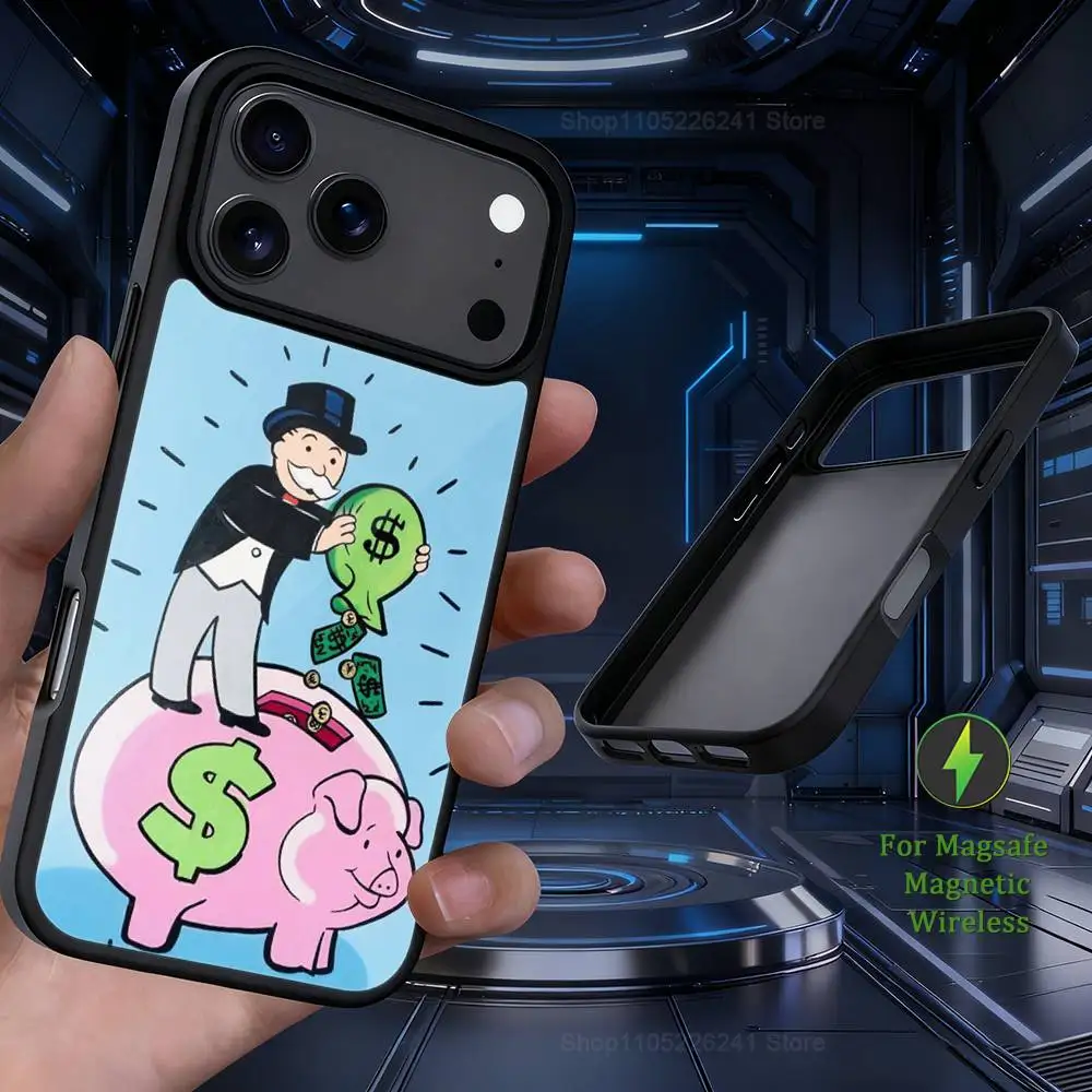Luxury Magnetic Wireless Charging Phone Case