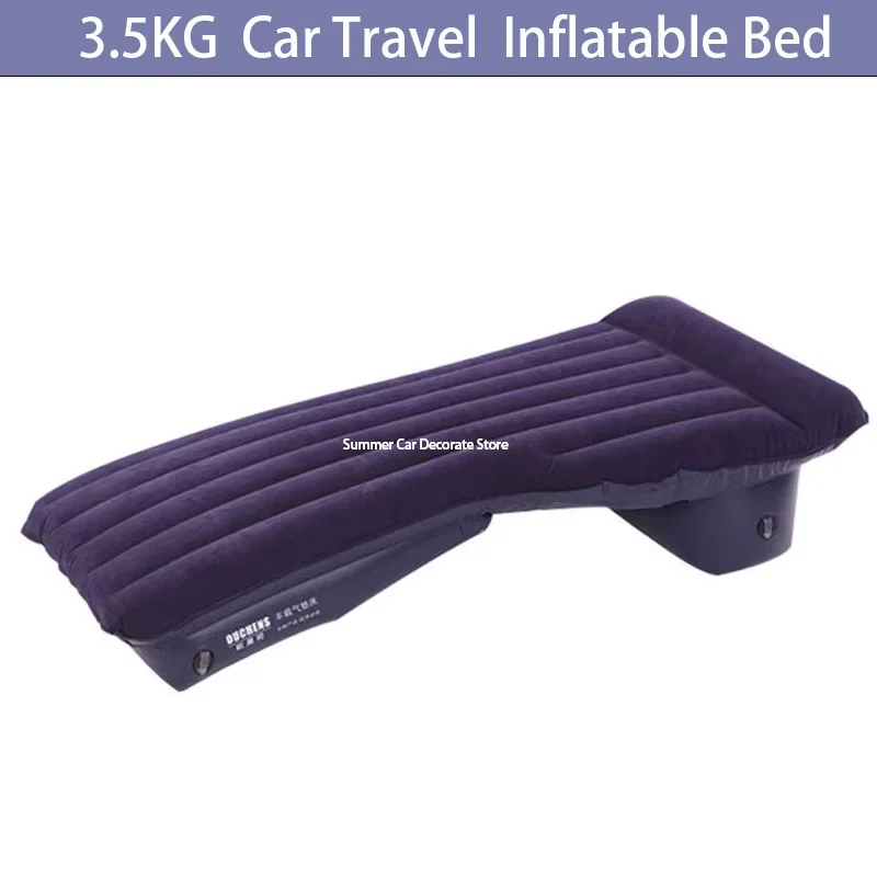 Car Travel Bed Inflatable Flocking Material Both The Frond And Rear Can Used Have Inflate Pump One Set Sleeping Bed Parts 3.5kg