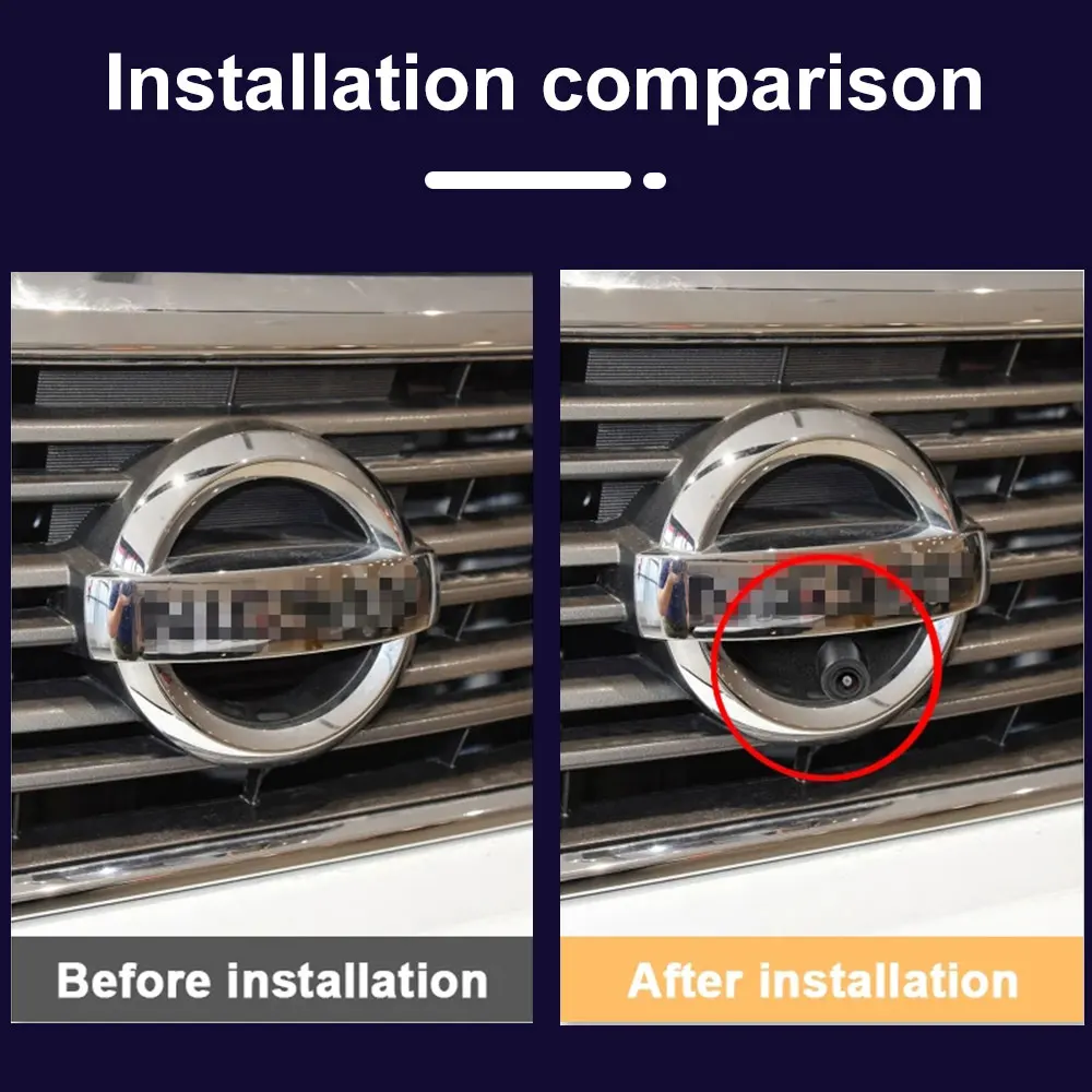 Telecamera Frontale/Posteriore Per Nissan – Impermeabile IP68, Visione Notturna, Grandangolo 170°, Per X-Trail, Qashqai, Tiida, Livina E Altri - 3
