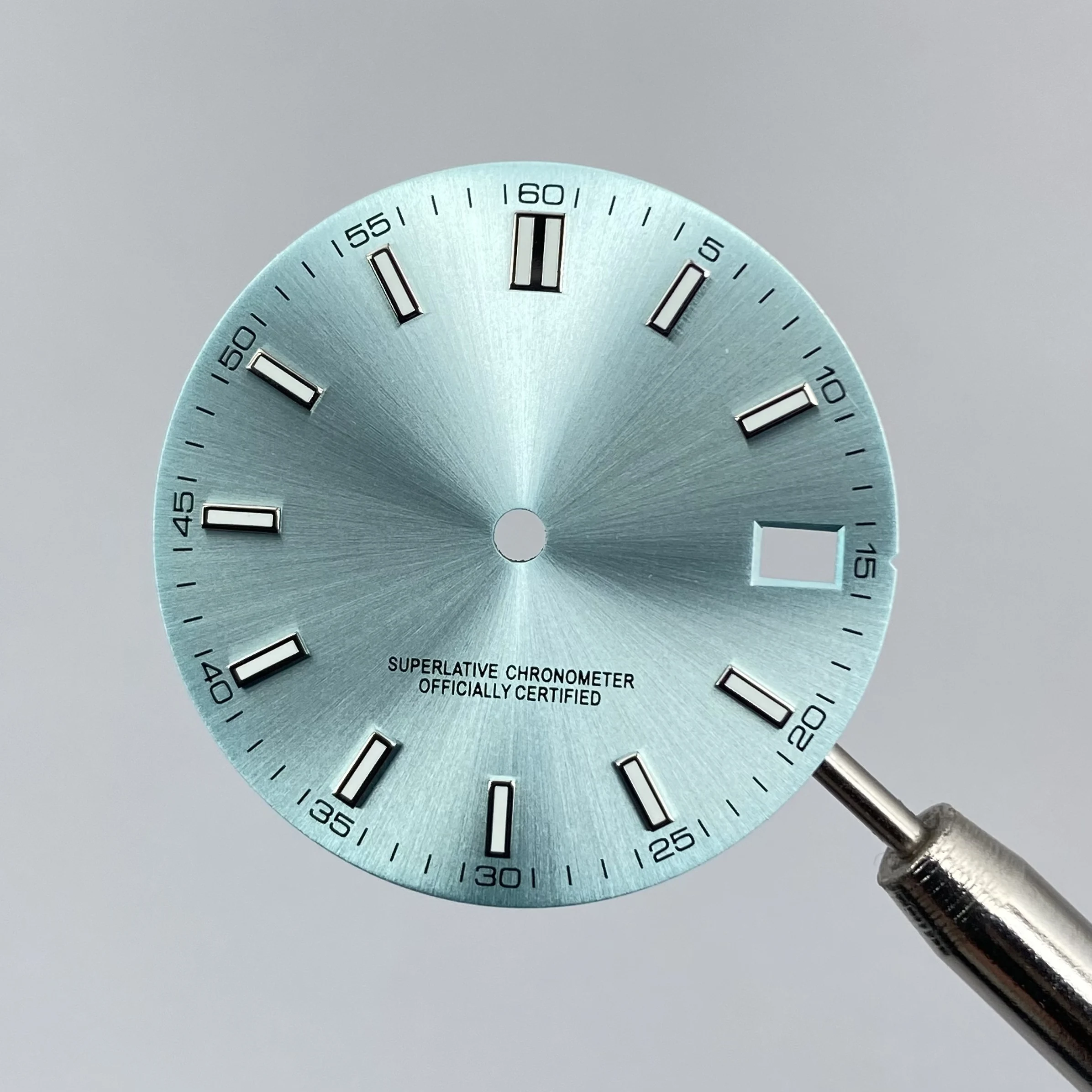 Green Sunray Dial with Luminous Markers