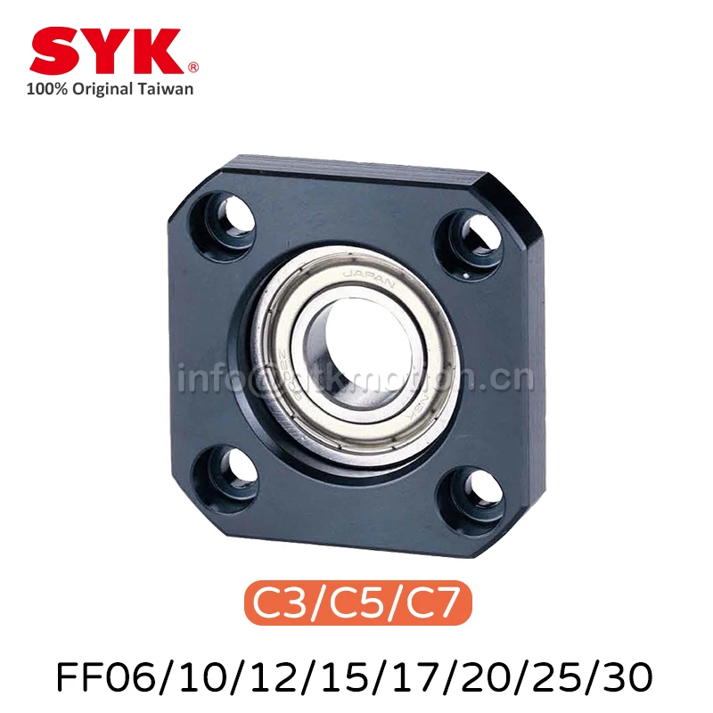 Syk Taiwan Support Unit Professional Ff06 Ff10 Fk12 Ff15 Ff17 Ff20 Ff25 Ff30 Vite A Ricircolo Di Sfere A Terra C3 C7 Laterale Supportata Tbi Hiwin