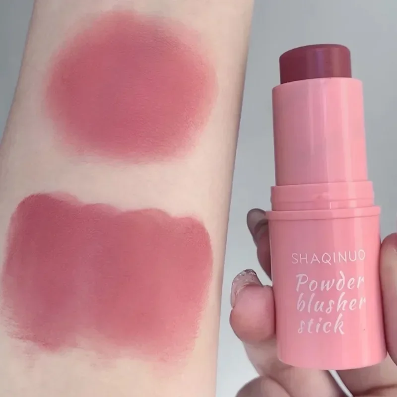 Velvet Matte Blush Stick Long-lasting Low Saturation Natural Makeup Effect Easy To Apply