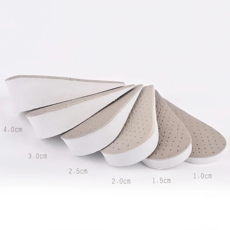 EVA Memory Foam Height Increased Insoles Heel Pad Invisible Shoe Inserts Heighten Increase Half Insole Foot Care Shoes Cushion