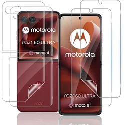Versatile 6 - in - 1 Hydrogel Ultra HD Screen Protector - Front & Back Coverage - Moto Razr Plus 2025