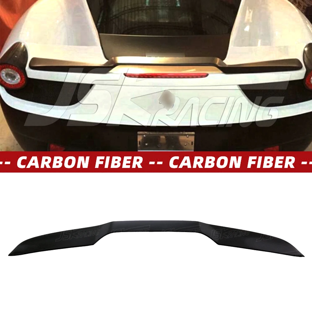 

For Ferrari 458 Italia And Spider And Speciale 2011-2016 D Style Dry Carbon Fiber Rear Trunk Spoiler（JSKFR5811102）