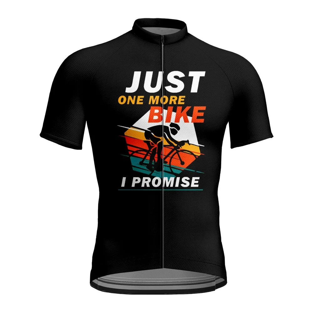 

Велосипедная майка Ropa Ciclismo мужская, Быстросохнущий черный топ с принтом, с коротким рукавом, горный велосипед, Джерси, профессиональная командная велосипедная одежда