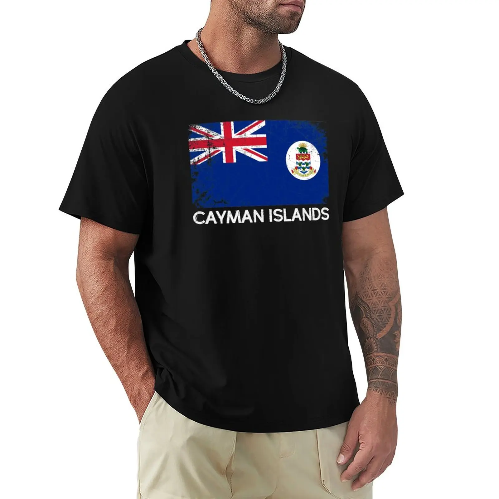

Caymanian Flag Design | Vintage Made In Cayman Islands Gift T-Shirt Blouse aesthetic clothes sweat shirts, men