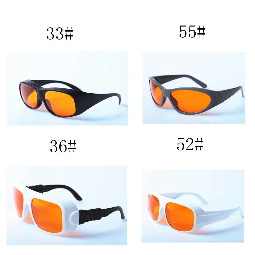 355nm 515nm 532nm Laser Safety Glasses 200-540nm UV Violet & Green Laser Protection Googles 200nm 540nm od5 blue green laser protective goggles safety glasses 266nm 355nm 515nm 532nm protection